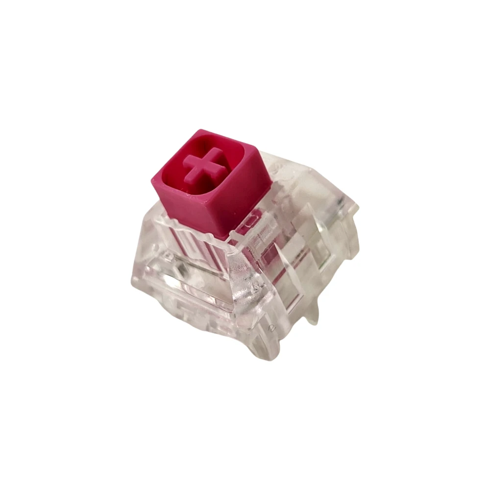 Kailh Box Pink Crystal Mechanical Keyboards Switches Clicky RGB 55g